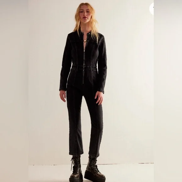 NWT We the Free Jaded One Piece in black - new, flawless - Picture 1 of 5